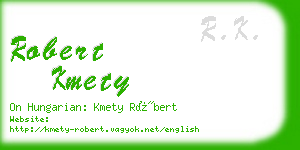 robert kmety business card